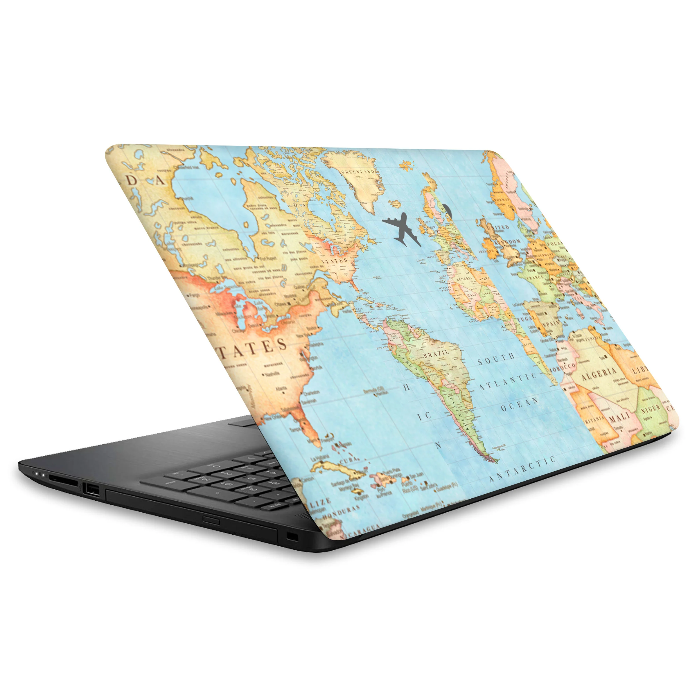 World Map Laptop Skin - Image 2