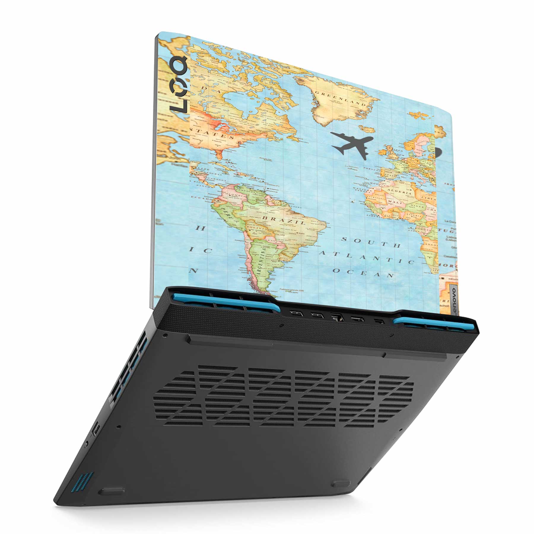 World Map Lenovo LOQ 2023 Laptop Skin