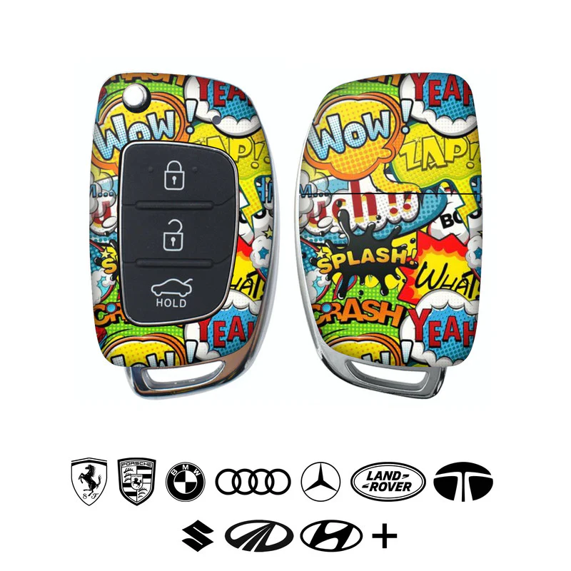 Wow Abstract Car Key Skins