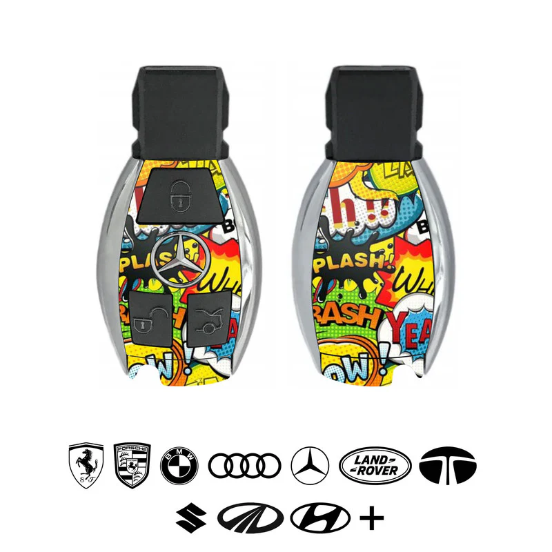 Wow Abstract Car Key Skins - Image 2