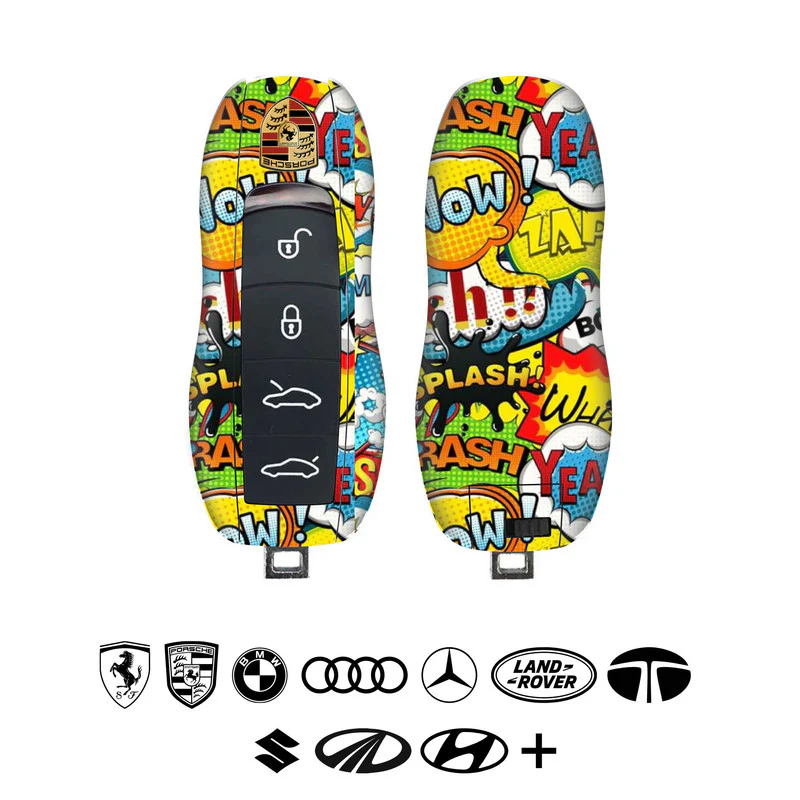 Wow Abstract Car Key Skins - Image 3