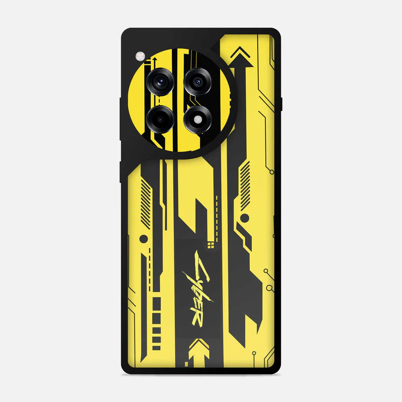 Cyber Yellow Bumper Mobile Cover - Image 2