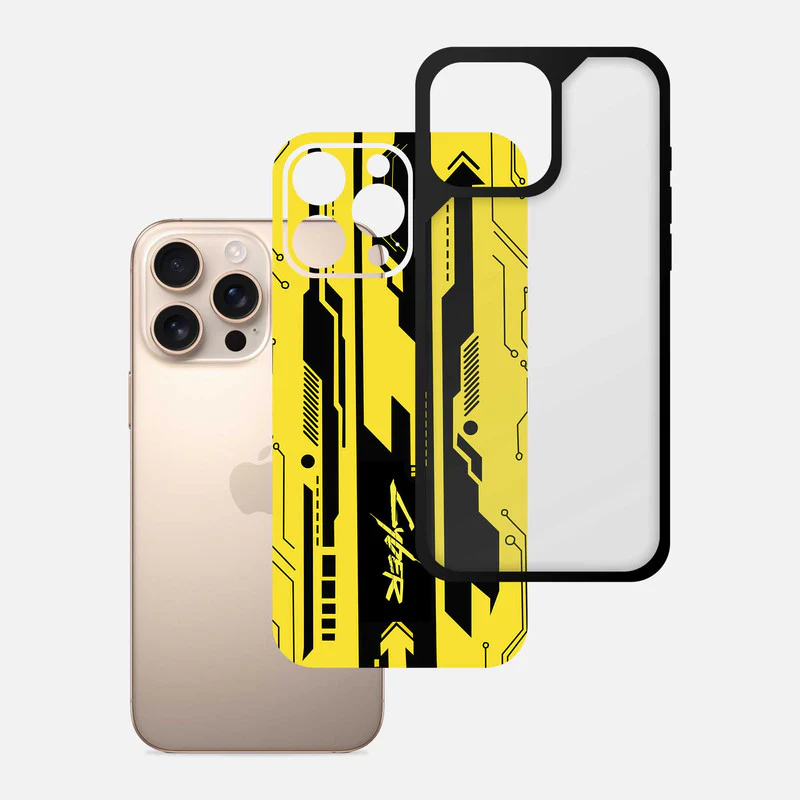 Cyber Yellow Bumper Mobile Cover - Image 3