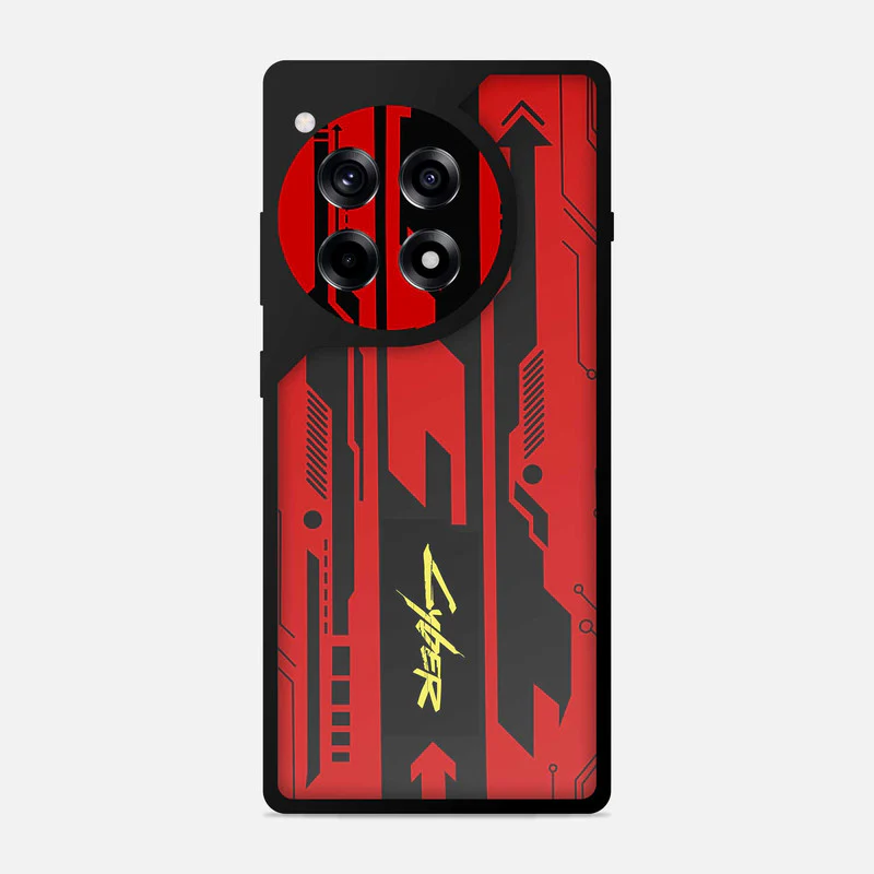 Cyber Red Bumper Mobile Cover - Image 2