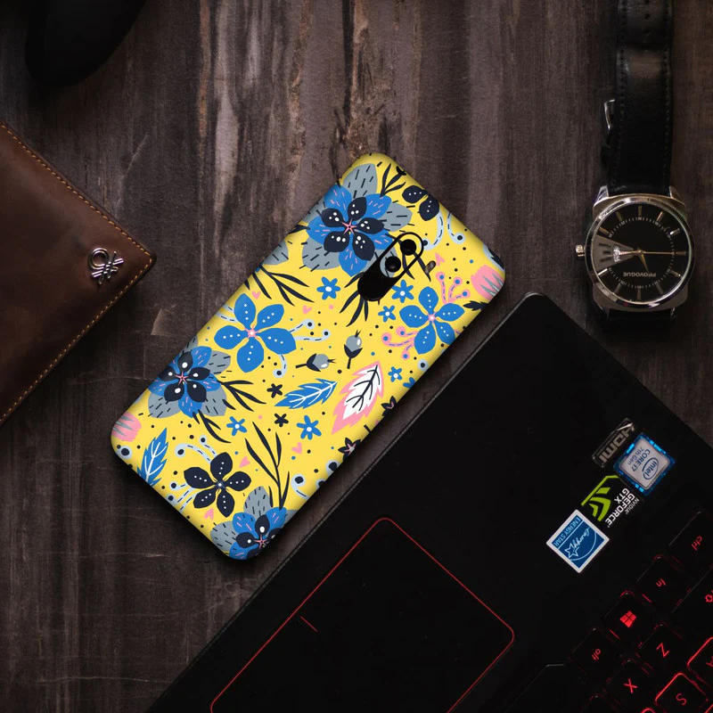 Yellow Floral Mobile Wrap