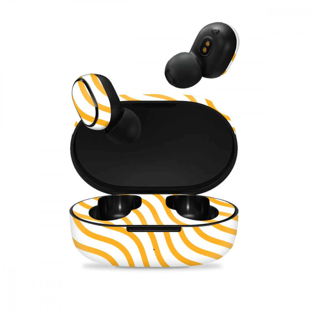 Yellow Waves Skin For Redmi Airdots TWS
