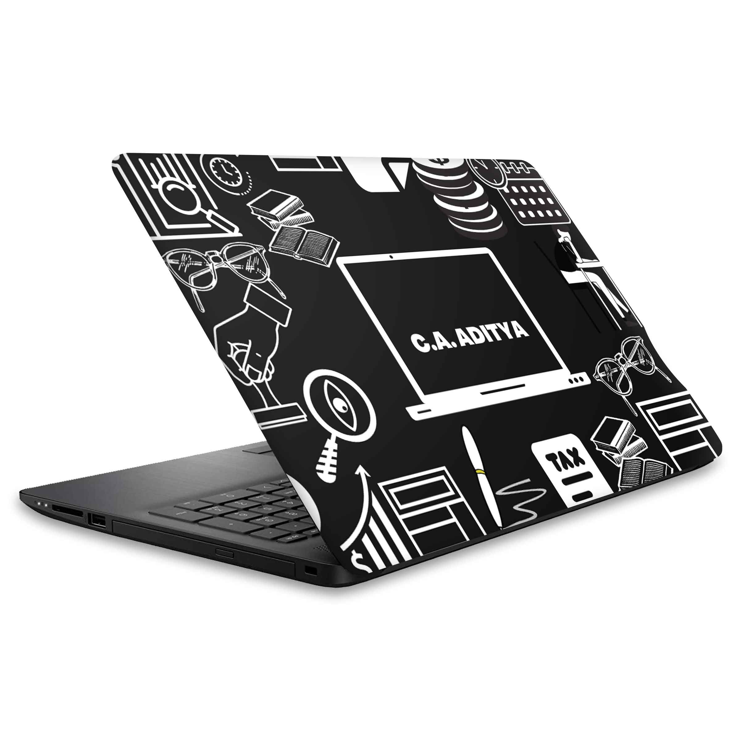 Your Profession Design - Custom Name Laptop Wrap