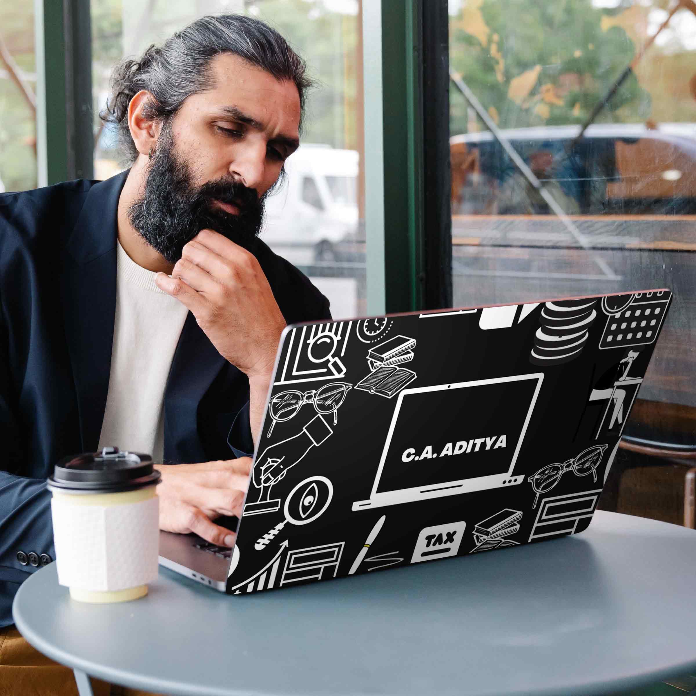 Your Profession Design - Custom Name Laptop Wrap - Image 3