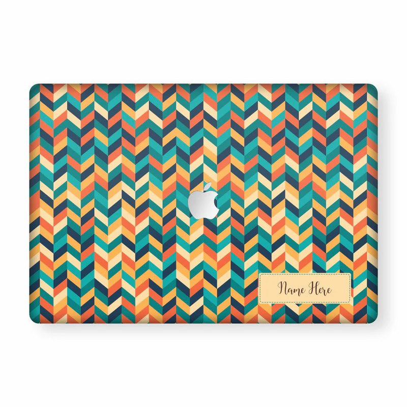 Z Leaves Custom Name Macbook Skin