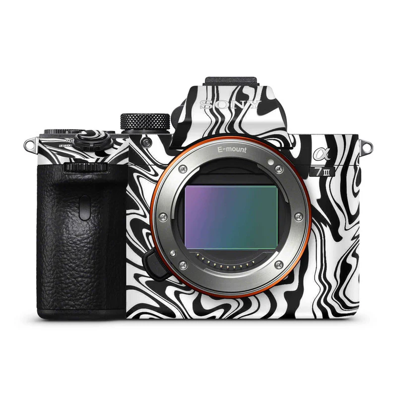 Zebra Swirl Camera Skins