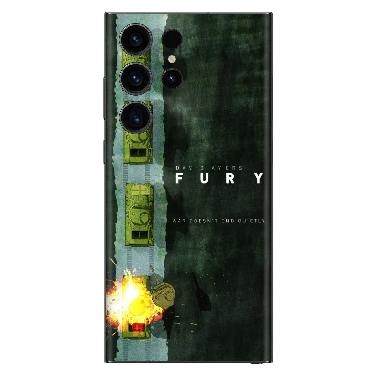 Fury Tanks With Quotes Mobile Skin