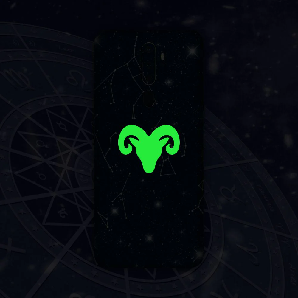 Zodiac Aries Neon