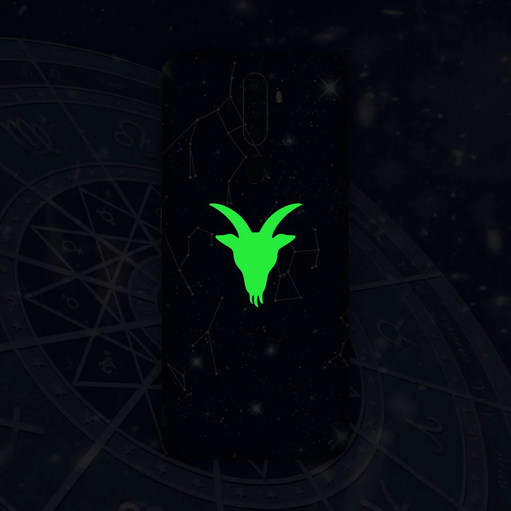 Zodiac Capricorn Neon