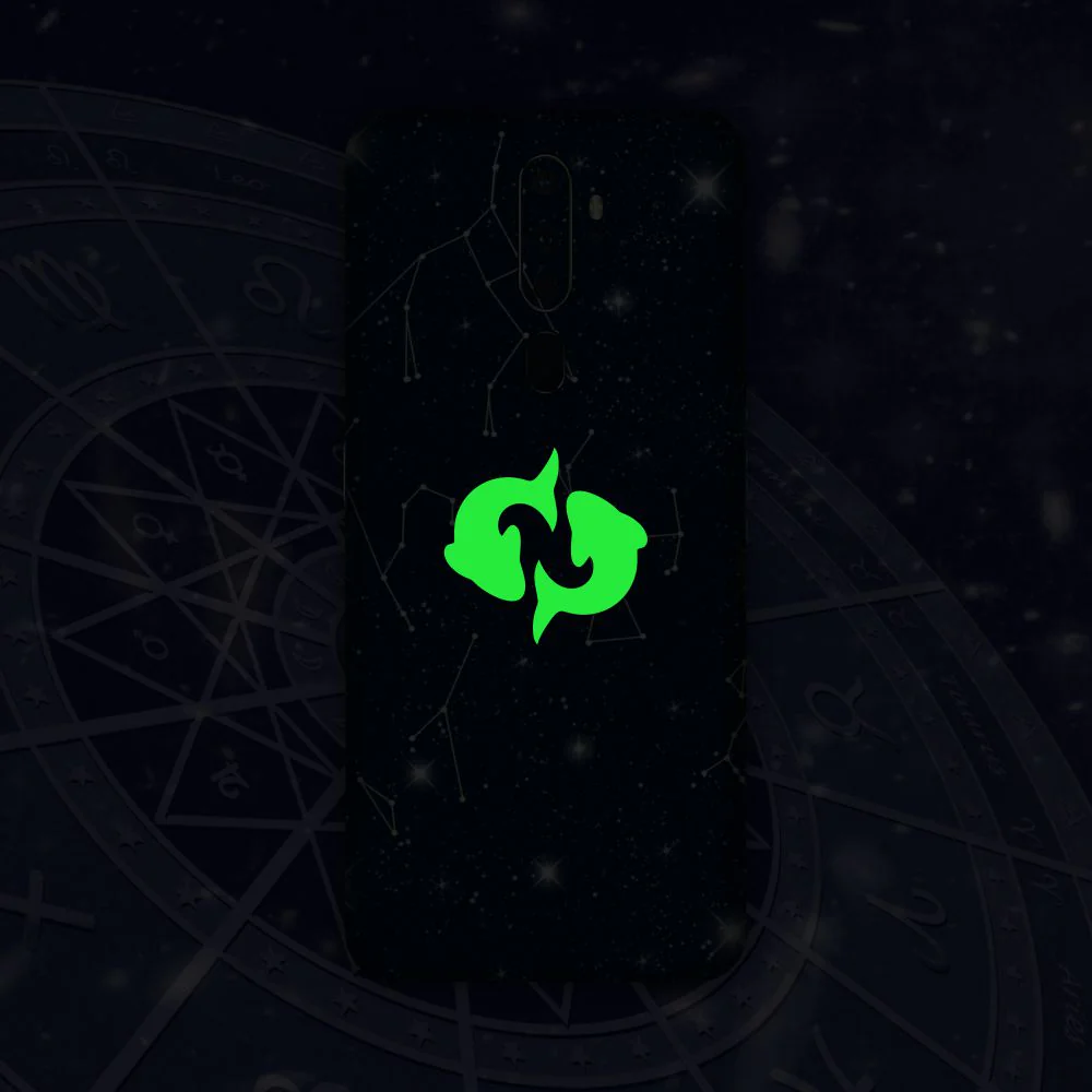 Zodiac Pisces Neon